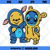 Bear and Blue Alien SVG, Layered Svg, Cut File