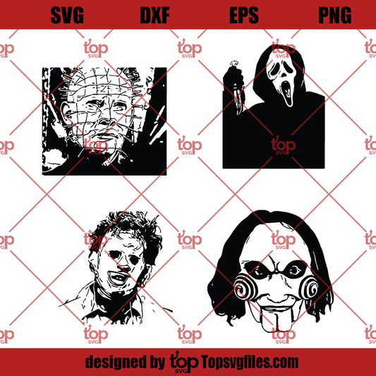 Horror Movie Favorites Silk Screen, Classic Horror, Cookie Stencil, Craft Stencil