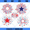 Fireworks SVG, Fireworks 4th of July SVG, Memorial Day SVG