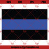 THIN BLUE LINE fop police support sticker vinyl decal - Friends of law enforcement - boys in blue - car truck or motorcycle