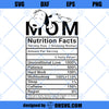 Mom Nutrition Facts SVG, Snoopy Mom Nutrition Facts SVG