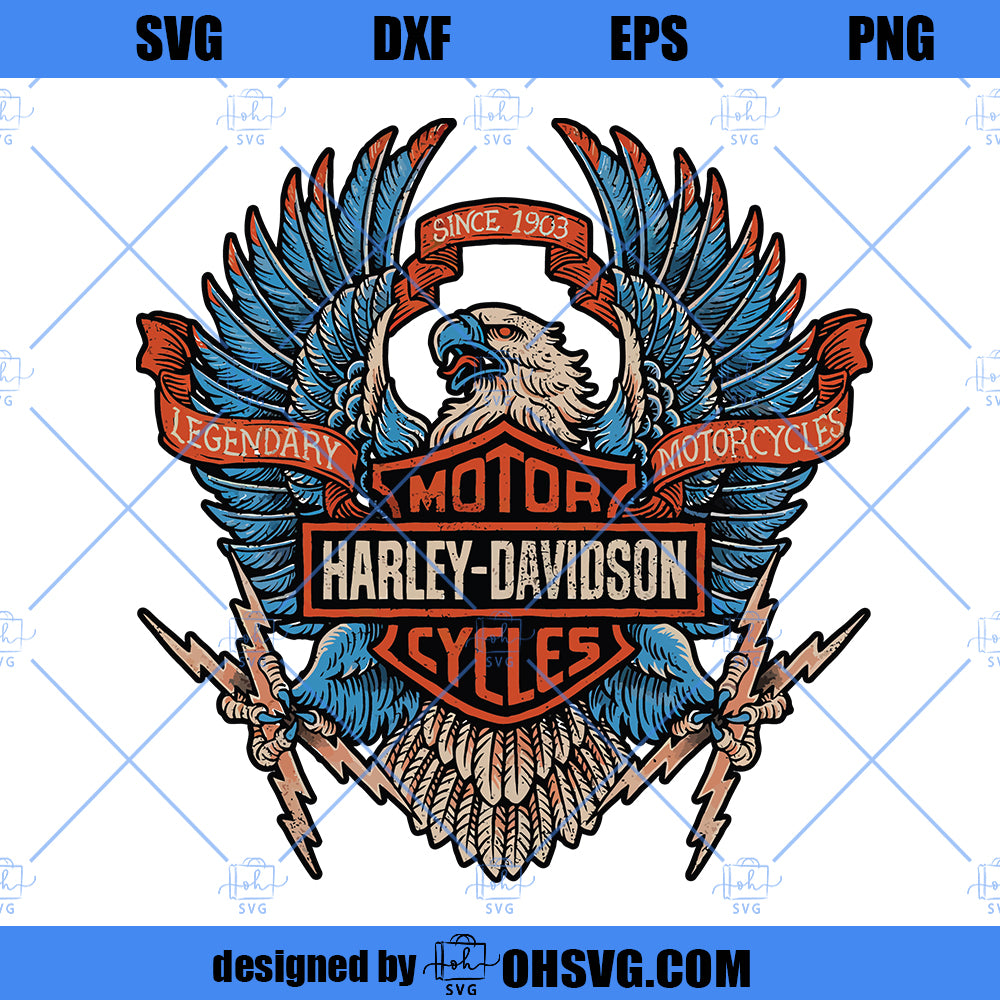 2 Design Harley Davidson svg, Harley Davidson LOGO svg, Harley Davidson Eagle svg