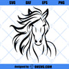 Horse SVG, Horse SVG Cricut Silhouette PNG DXF Cut Files For Cricut