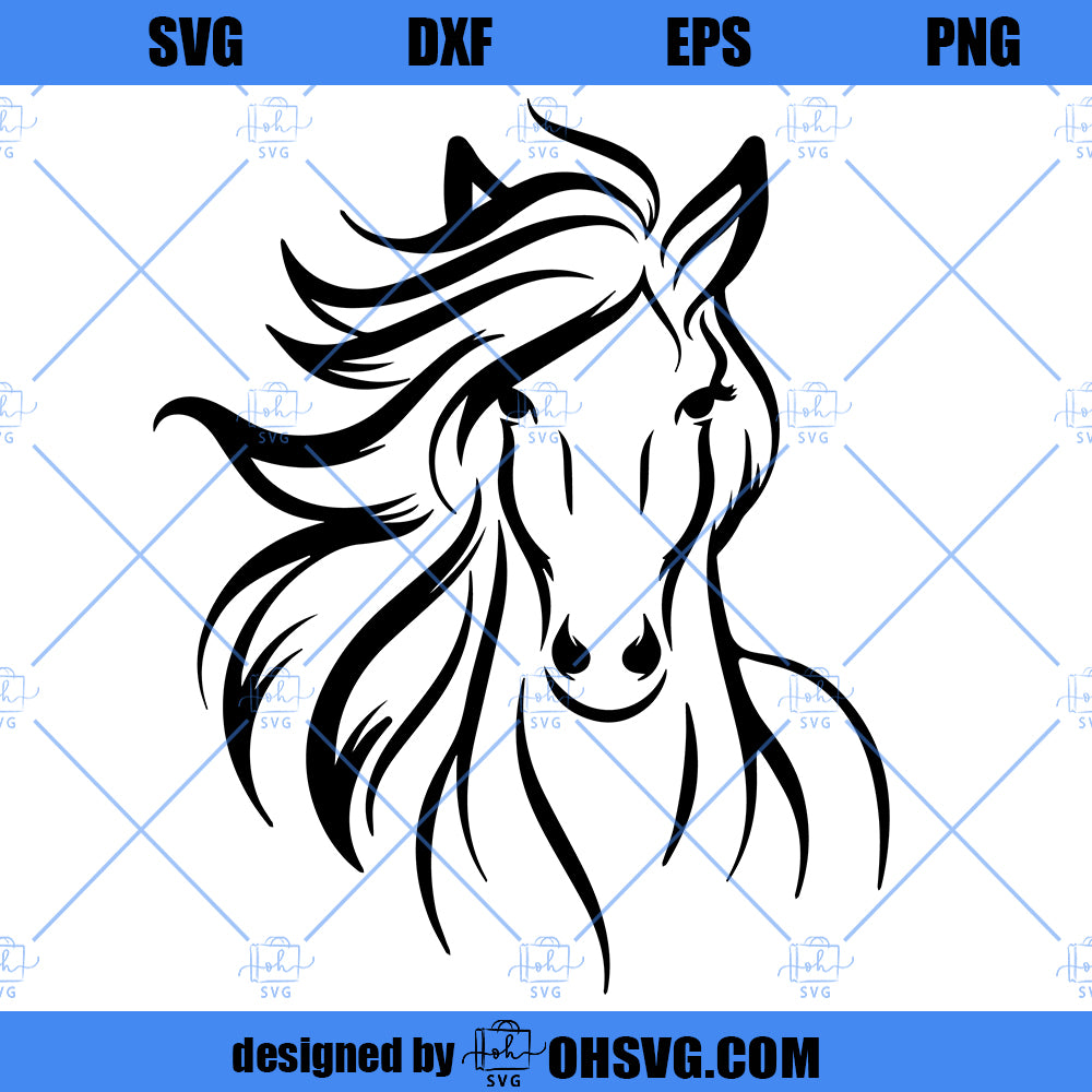 Horse SVG, Horse SVG Cricut Silhouette PNG DXF Cut Files For Cricut