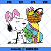 Snoopy Happy Easter Pink SVG, Snoopy Easter SVG