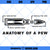 Anatomy Of A Pew SVG, Blueprint Gun AR15 Freedom America USA SVG