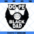 Dope Black Dad SVG, Bearded Bald Black Man SVG, Afro King Father SVG