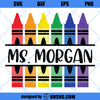 Crayon Monogram Svg, Crayon Split Monogram Svg, Teacher Monogram Svg, Crayon Svg, Crayon Set Svg, Crayon Cut File, Crayon Svg Design
