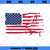 American Gun Flag SVG, Rifle Flag SVG, Guns SVG, 2nd Amendment SVG