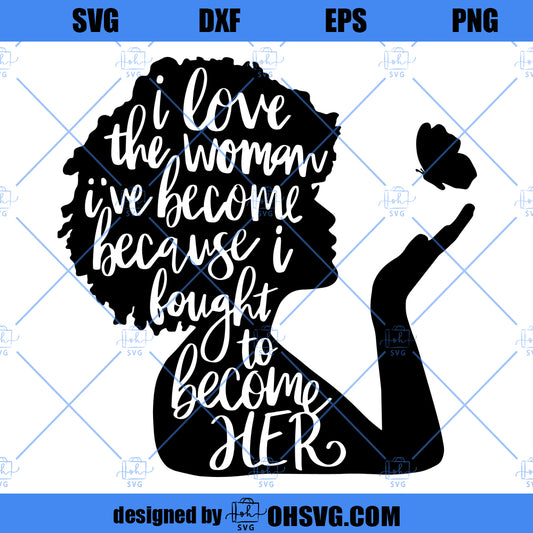 Black woman SVG, Black Girl Magic SVG, Boss Lady SVG, Lady Woman SVG