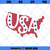 USA SVG, 4th Of July SVG, America SVG, Patriotic SVG, Fourth Of July SVG