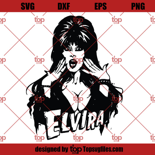 Elvira svg Halloween! SVG for Cricut/Silhouette DIY Shirt and Accessories Adams Family