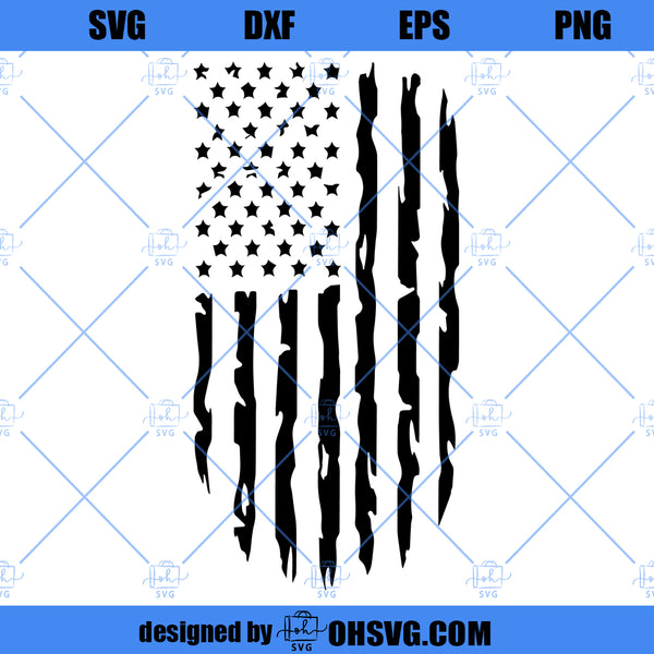 Distressed USA Flag SVG, USA Flag SVG, American Flag SVG - ohsvg