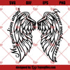 My Guadian Angel Forever Watching Over Me SVG, Angel Wings SVG
