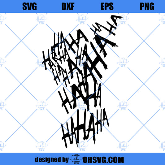 Joker From Suicide Squad SVG, Joker SVG, Hahaha Joker SVG
