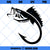 Fish Hook SVG, Fishing SVG, Fisherman SVG, Bass Fish SVG