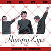 Hungry Eyes Sebastian Stan SVG PNG DXF Cut Files For Cricut