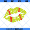Softball Lips SVG, Softball Mom SVG, Softball Stitches Love SVG