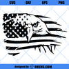 American Bald Eagle USA Flag 1776 United States of America Patriot 4th of July Military Svg Dxf Png Vinyl Decal Patch CNC Laser Clipart
