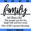 Family Definition SVG Cut File | commercial use | instant download | printable vector clip art | Funny Definition SVG | Family wall decal