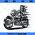 Skeleton Biker SVG, Skull Biker SVG, Skeleton Motocycle SVG