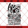 Life is like a camera, Svg Quote, Inspirational Quote, Cricut Cut File, Silhouette Cut File, Vector File