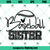 Baseball Sister Svg, Baseball Fan Svg, Baseball Shirt Design Svg, Baseball Vector Design, Cut Files for Cricut & Silhouette, Baseball Design