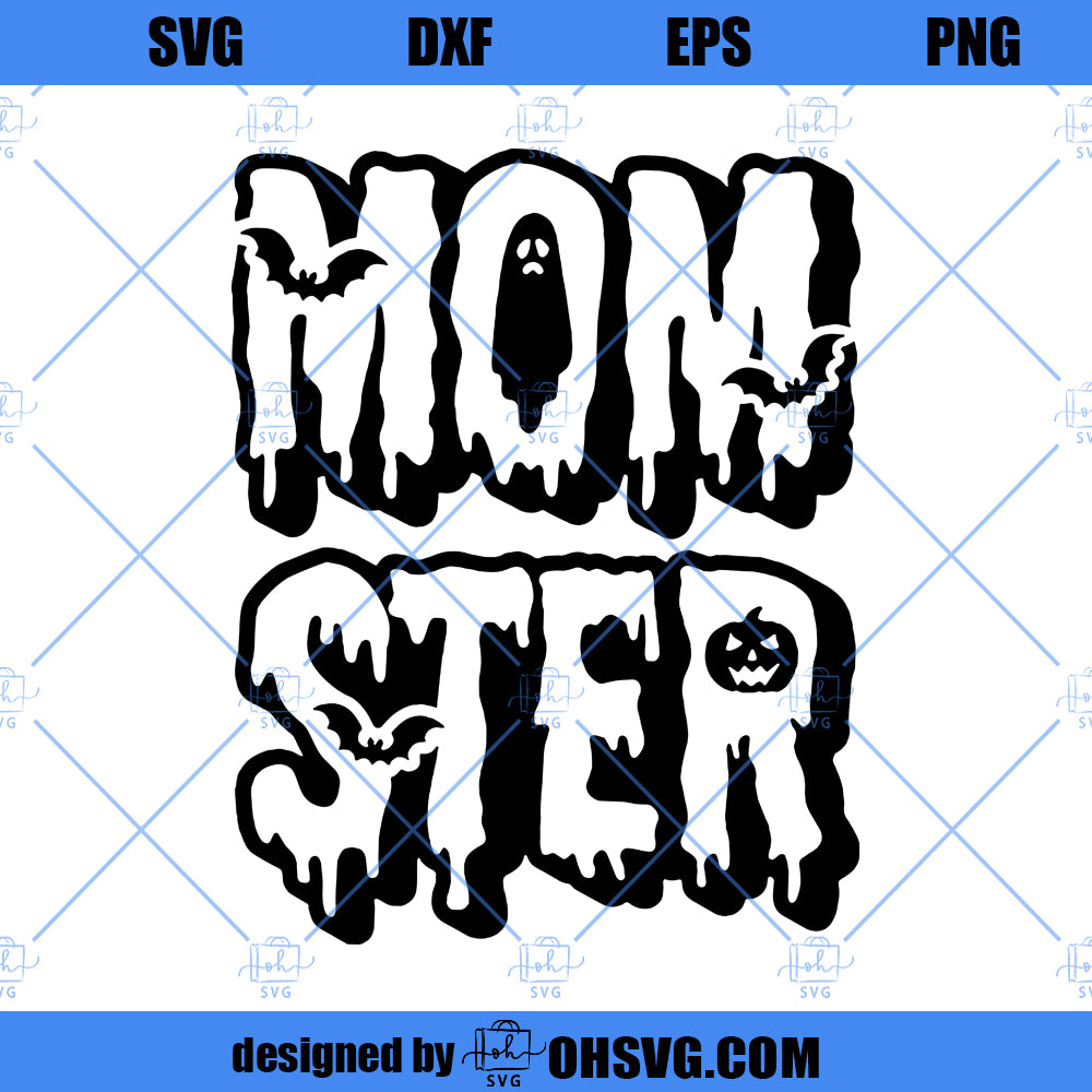 Momster SVG, Halloween SVG, Halloween Mom SVG, Funny Halloween SVG