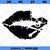 Lip Skull Print Kiss SVG, Lip Skeleton Kiss Decal SVG PNG DXF Cut Files For Cricut