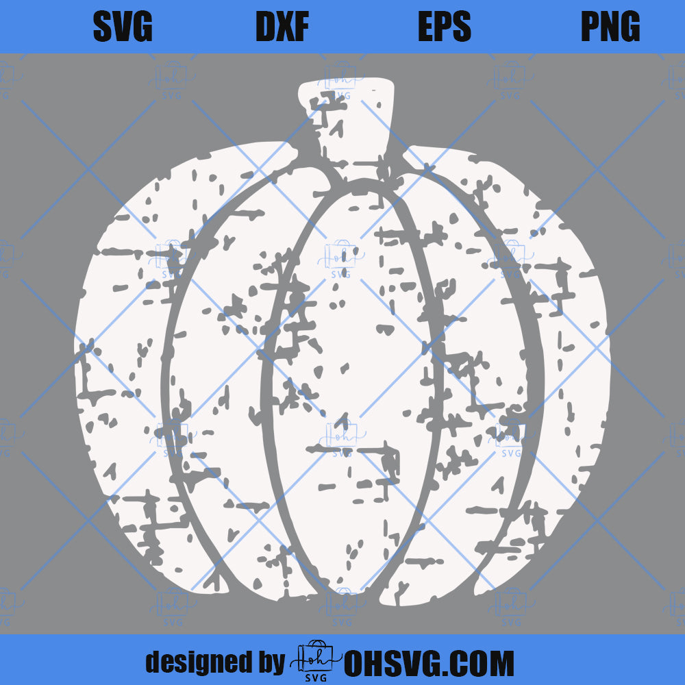 Pumpkin SVG, Grunge Pumpkin SVG, Pumpkin Halloween SVG - ohsvg