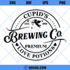 Cupid&#39;s Brewing Company Co. Est. 1892 SVG, Valentines Day Love Potions SVG