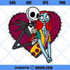 Jack And Sally SVG, Jack Skellington SVG PNG DXF Cut Files For Cricut