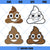 Poop Emoji SVG, Poop Face Emoji SVG, Poop Clipart, Funny Emoji Smiling Poop SVG