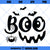 Boo SVG, Halloween SVG, Boo Smile SVG, Ghost Smile SVG, Boo Halloween SVG