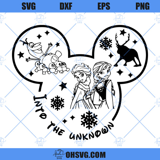 Magical SVG, Frozen Elsa And Anna SVG, Into The Unknown SVG