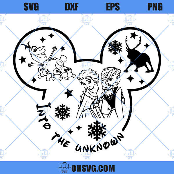 Magical SVG, Frozen Elsa And Anna SVG, Into The Unknown SVG - ohsvg