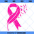 Breast Cancer Ribbon SVG, Breast Cancer Ribbon Feather SVG, Hope For A Cure SVG