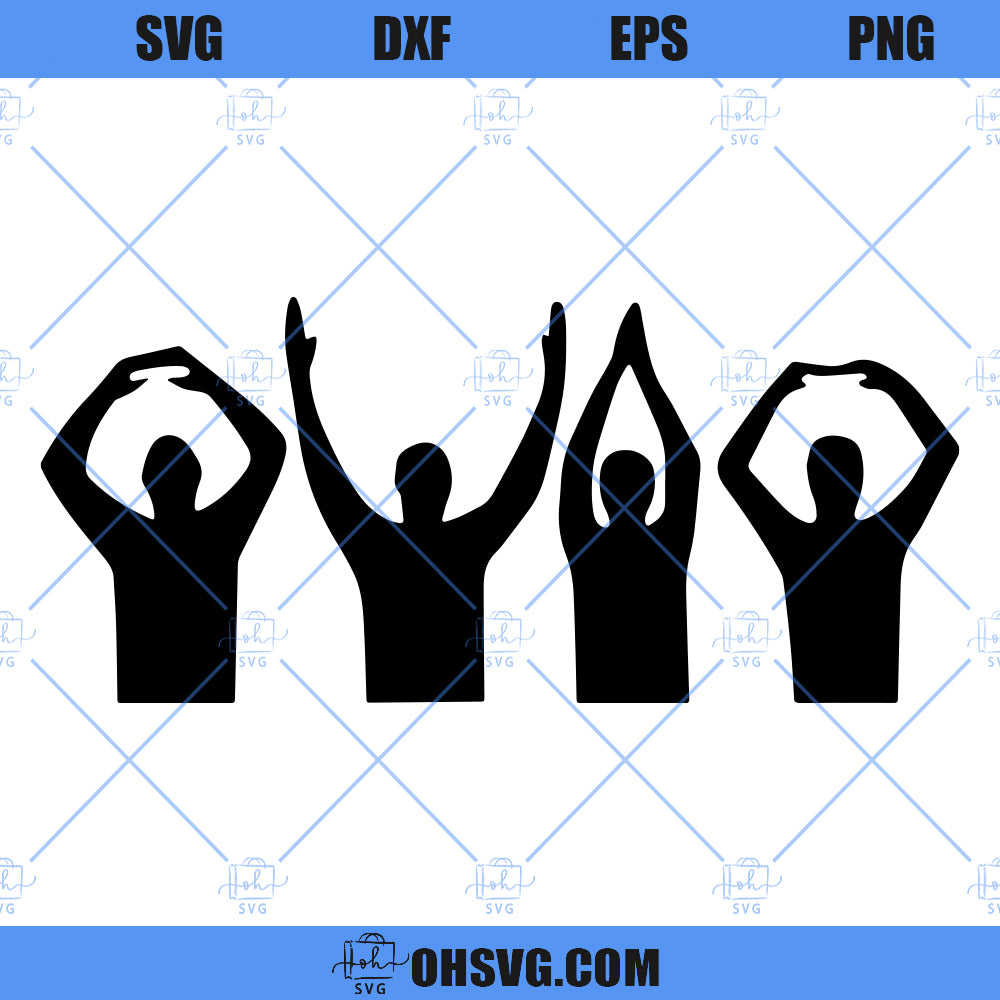 O-H-I-O People Osu SVG, O Hi O People SVG PNG DXF Cut Files For Cricut