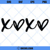 Hugs And Kisses SVG, Xoxo SVG, Valentines SVG, Love SVG, Valentine&#39;s Day SVG
