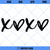 Hugs And Kisses SVG, Xoxo SVG, Valentines SVG, Love SVG, Valentine's Day SVG