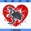 Dinosaur Valentine SVG, Boys Valentine SVG, Kids Valentine SVG, Valentines Dino SVG