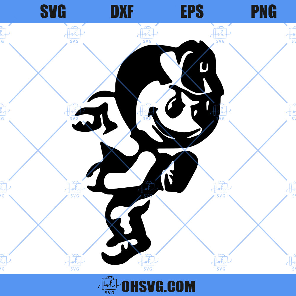 Brutus Buckeye SVG, Ohio State SVG PNG DXF Cut Files For Cricut