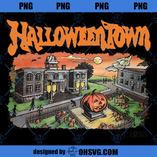 Halloweentown PNG, Spooky Halloweentown PNG, Halloween T-shirt PNG