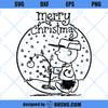 Inspired By Charlie Brown SVG, Nativity SVG, Snoopy Christmas SVG