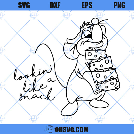 Looking Like A Snack SVG, Disney Gus Gus Cinderella SVG