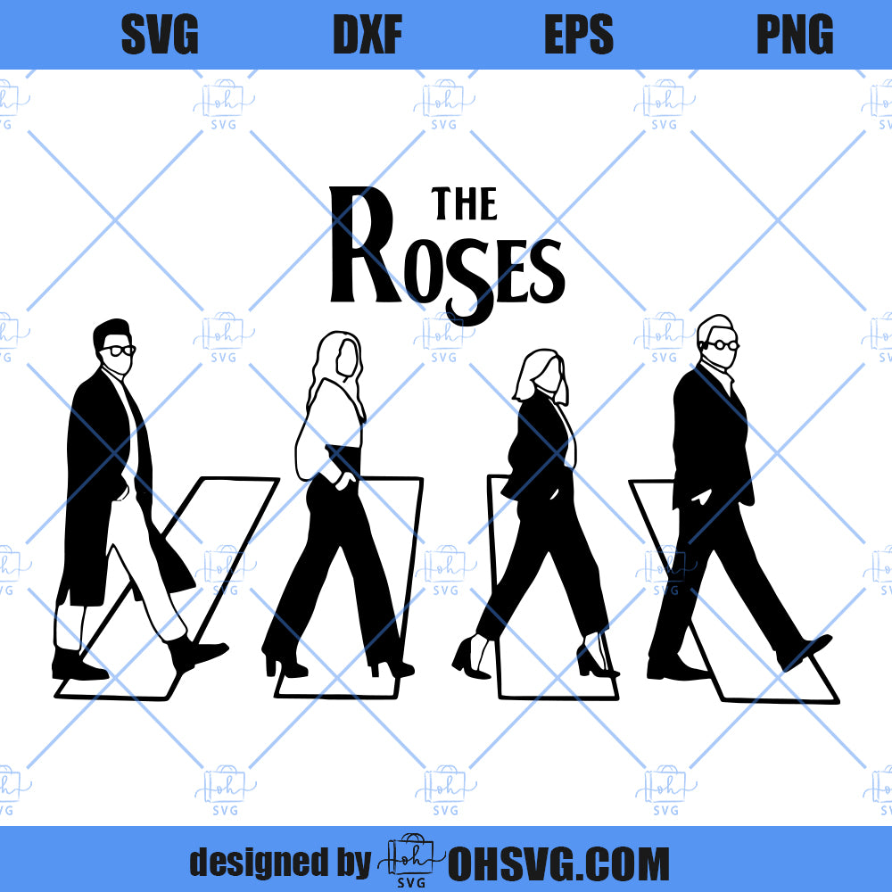The Roses Abbey Road SVG, The Roses Movie SVG, The War Of The Roses SVG