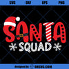 Santa Squad SVG, Christmas SVG, Santa Hat SVG, Christmas Squad SVG