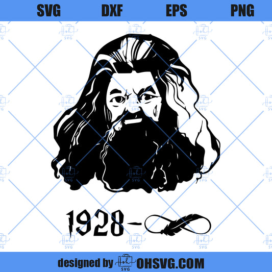 Hagrid RIP SVG, Hagrid SVG, Hagrid HP SVG, Robbie Coltrane Hagrid SVG