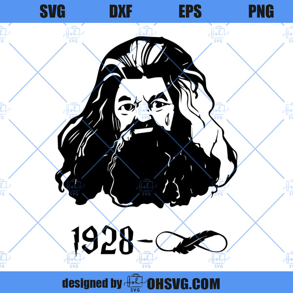 Hagrid RIP SVG, Hagrid SVG, Hagrid HP SVG, Robbie Coltrane Hagrid SVG ...