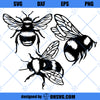 Bee SVG, Bumble Bee SVG, honey Bee SVG Cricut Silhouette